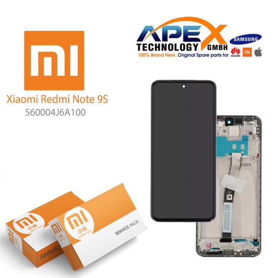 Xiaomi Redmi Note 9s M2003j6a1g Display Module Lcd Screen Touch Interstellar Grey 560004j6a100 4499